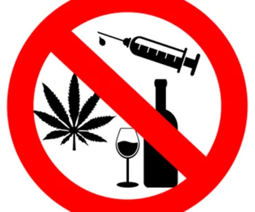 verbodsteken met drugs en alcohol