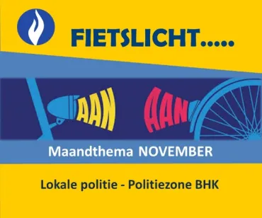Maandthema november: fietsverlichting en zachte weggebruiker
