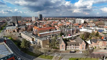 luchtfoto Algemeen Politiecentrum Gent