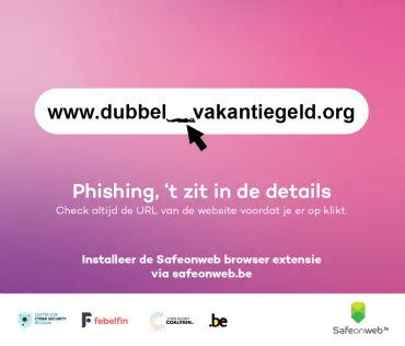 Campagne Safeonweb 2023: Phishing, 't zit in de details!