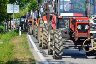 Kolonne tractoren 