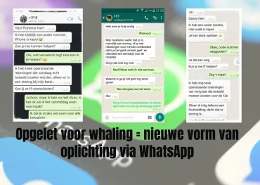 Whaling nieuwe oplichting whatsapp